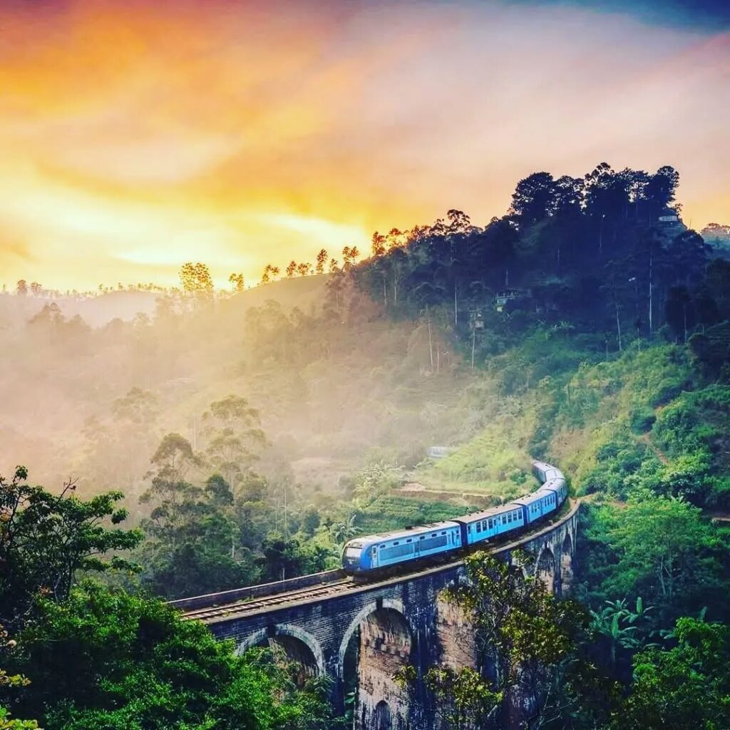 Train On Nine Arch Bridge - Things To Do In Sri Lanka